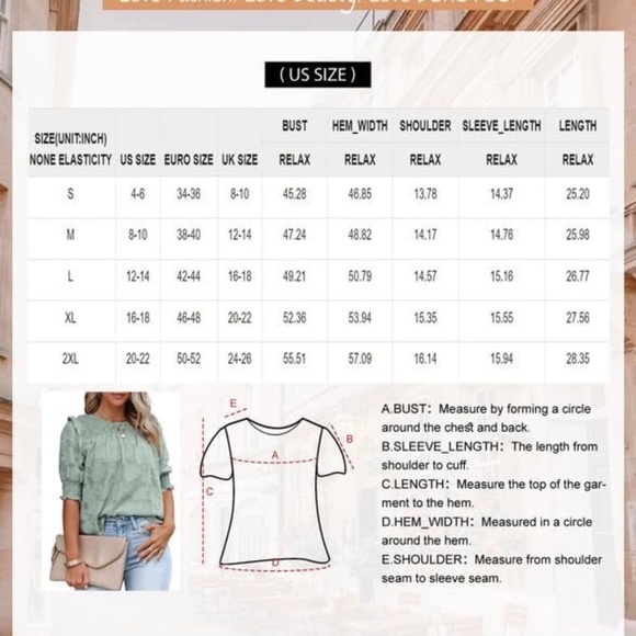 Bundle of 2 Dokotoo Blouses Women's Half Sleeve Lace Textured Flowy White Yellow - Picture 9 of 10